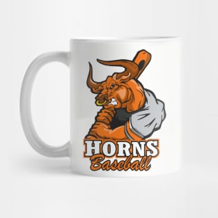 Horns Baseball Mug